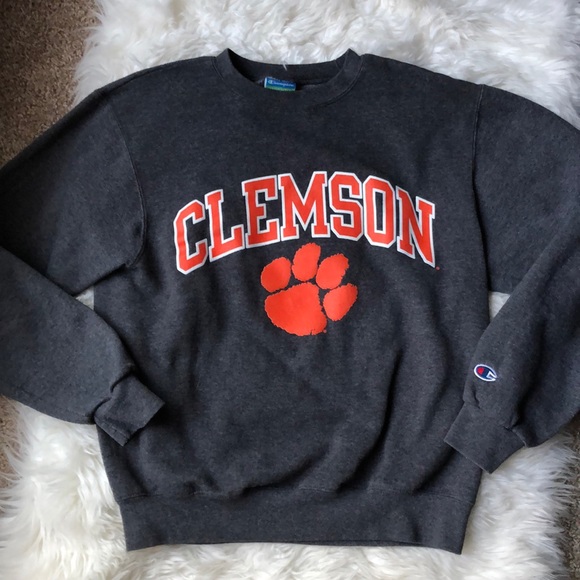 Champion Tops - Champion Clemson College Sweatshirt